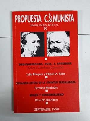 Imagen del vendedor de Propuesta comunista a la venta por Libros Ambig
