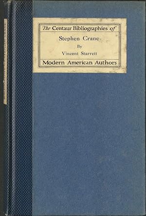 Stephen Crane A Bibliography [1871-1900]