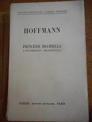 Imagen del vendedor de Princesse Brambilla (Prinzessin Brambilla) - Collection bilingue - Traduit et presente par Paul Sucher a la venta por Frederic Delbos