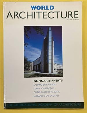 Bild des Verkufers fr The Independent Magazine of The International Academy of Architecture (IAA) Issue Number 36. Gunnar Birkerts and articles on Sadamu Saito Images, Kobe Catastrophe, China and Hong Kong, Schwartz Landscapes. zum Verkauf von Frans Melk Antiquariaat