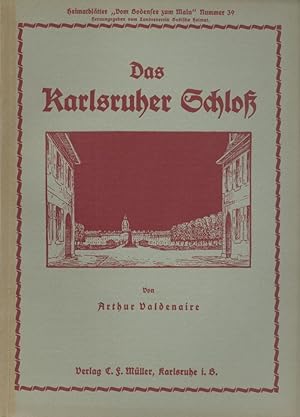 Imagen del vendedor de Das Karlsruher Schlo. a la venta por Antiquariat Kaner & Kaner GbR