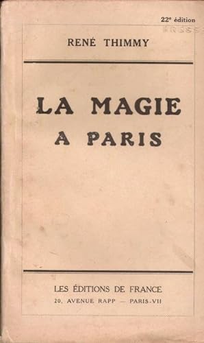 La Magie à Paris