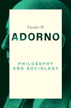 Imagen del vendedor de Philosophy and Sociology : 1960 a la venta por GreatBookPrices
