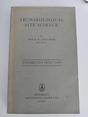 Imagen del vendedor de Archaeological Site Science a la venta por Berkshire Rare Books