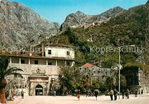 Postkarte Carte Postale 73784050 Kotor Montenegro Gradska vrata Kotor Montenegro
