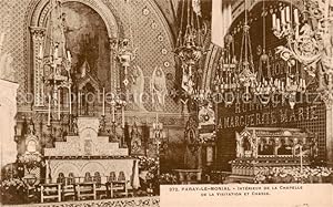 Postkarte Carte Postale 13787145 Paray-le-Monial 71 Interieur de la Chapelle de la Visitation et ...