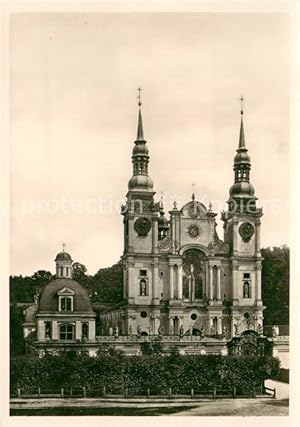 Postkarte Carte Postale 73784632 Heiligelinde Ostpreussen PL Wallfahrtskirche Aussenansicht