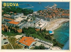Postkarte Carte Postale 73787761 Budva Montenegro Fliegeraufnahme