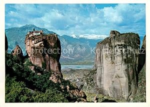 Postkarte Carte Postale 73781108 Meteora Monastero Metamorphoris Greece Kloster