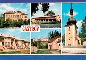 Postkarte Carte Postale 73787664 Castrov Pelhrimov Pilgram CZ Ortsmotive Kirche