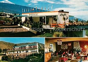 Postkarte Carte Postale 73786316 La Orotava Tenerife ES Cafe Humboldt Blick Gastraum