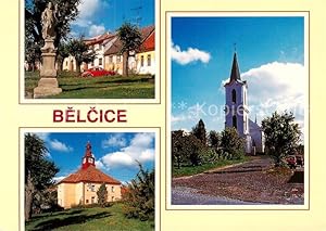 Postkarte Carte Postale 73790500 Belcice Bielschitz CZ Denkmal Kirche
