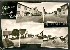 Postkarte Carte Postale 73783273 Bobstadt Buerstadt Rheinstrasse - Bergstrasse- Ev. Kirche Bobsta...