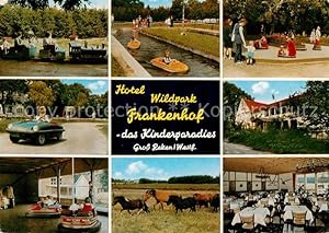 Postkarte Carte Postale 73787483 Gross Reken Hotel Wildpark Frankenhof Kinderparadies Parkbaehnle...