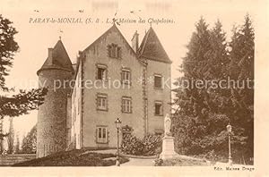 Postkarte Carte Postale 13787136 Paray-le-Monial 71 Maison des Chapelains