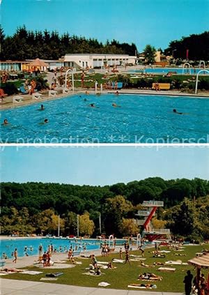 Postkarte Carte Postale 73789101 Wels AT Schwimmbad Anlagen