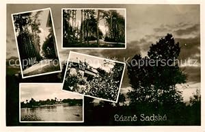 Postkarte Carte Postale 73797152 Lazne Sadska Lazne CZ Hotel Waldpartien See