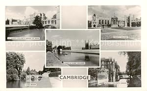 Seller image for Postkarte Carte Postale 73797357 Cambridge UK Cambridgeshire St Johns College and Bridge of Sighs Clare for sale by Versandhandel Boeger