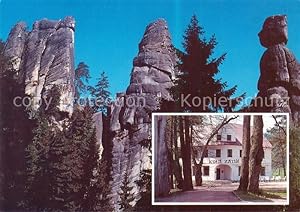 Postkarte Carte Postale 73796724 Adrspach Adersbach CZ Hotel Lesni zatisi