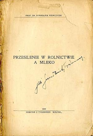 Seller image for Przesilenie w rolnictwie a mleko for sale by POLIART Beata Kalke