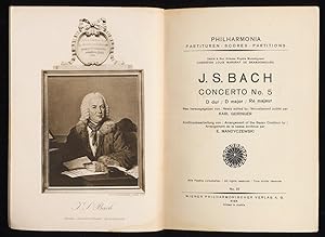 Concerto no. 5 : D dur, D major, Ré majeur / J. S. Bach. Neu hrsg. von Karl Geiringer. Kontinuobe...