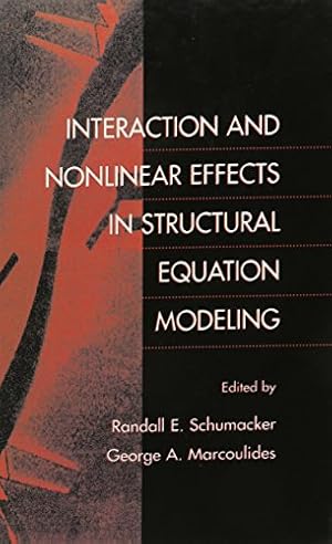 Image du vendeur pour Interaction and Nonlinear Effects in Structural Equation Modeling mis en vente par Gabis Bcherlager