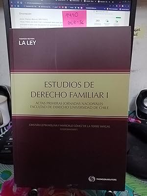 Seller image for Estudios de Derecho de Familia I. Actas Primeras Jornadas Nacionales Facultad de Derecho Universidad de Chile for sale by Librera Monte Sarmiento
