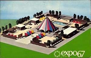 Ansichtskarte / Postkarte International Scout Centre, The Scout Pavilion, Expo 67, Pfadfinder