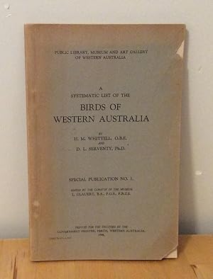 Imagen del vendedor de A Systematic List of the Birds of Western Australia a la venta por M. C. Wilson