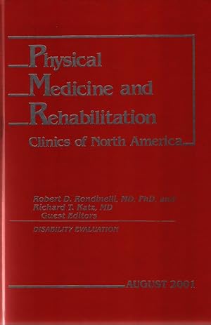 Seller image for Volume 12, Issue 3: Physical Medicine and Rehabilitation Clinics of North America Disability Evaluation for sale by Fundus-Online GbR Borkert Schwarz Zerfa