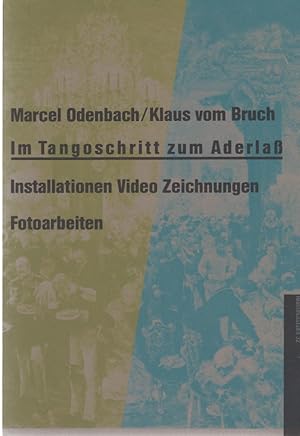 Imagen del vendedor de Im Tangoschritt zum Aderla. Installationen, Video, Zeichnungen, Fotoarbeiten. RealismusStudio 32.[Ausstellungskatalog]. Eine Ausstellung der Neuen Gesellschaft fr bildende Kunst (NGBK). 14.10.- 15.11.1985. a la venta por Fundus-Online GbR Borkert Schwarz Zerfa