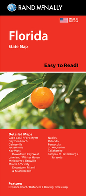 Immagine del venditore per Rand McNally Easy to Read Folded Map: Florida State Map (Sheet Map, Folded) venduto da BargainBookStores
