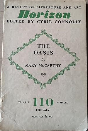 Image du vendeur pour Horizon, A Review of Literature and Art, 'The Oasis' by Mary McCarthy February 1949 Vol XIX No.110 mis en vente par Shore Books