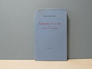 Seller image for Les Publications de la rue pendant le Sige et la Commune for sale by Aux ftiches