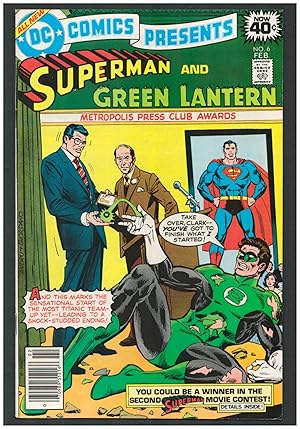 Bild des Verkufers fr DC Comics Presents #6 Superman and Green Lantern zum Verkauf von Parigi Books, Vintage and Rare