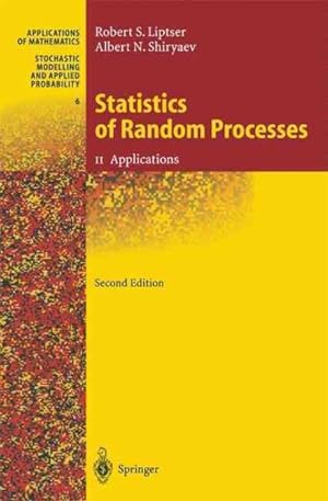 Imagen del vendedor de Statistics of Random Processes : Applications a la venta por GreatBookPricesUK