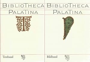 Bild des Verkufers fr Bibliotheca Palatina. Textband und Bildband, 2 Kataloge zur Ausstellung vom 08.07. - 02.11.1986 Heiligengeistkirche Heidelberg zum Verkauf von La Librera, Iberoamerikan. Buchhandlung