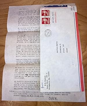 Typed Letter Signed by Beginner Books Author P.D. Eastman, Discusses Dr. Seuss, etc.