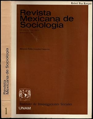 Bild des Verkufers fr Oposicion de raza y cultura en pensamiento antropologico mexicano in Revista Mexicana de Sociologia Volume XXXI (31) Number 1 zum Verkauf von The Book Collector, Inc. ABAA, ILAB