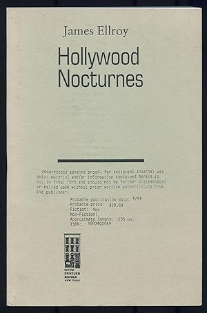 Bild des Verkufers fr Hollywood Nocturnes zum Verkauf von Between the Covers-Rare Books, Inc. ABAA