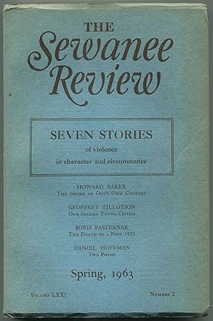 Image du vendeur pour The Sewanee Review - Volume LXXI, Number 2, April-June, 1963 mis en vente par Between the Covers-Rare Books, Inc. ABAA