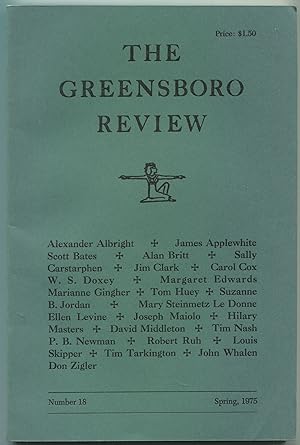Image du vendeur pour The Greensboro Review - Number 18, Spring 1975 mis en vente par Between the Covers-Rare Books, Inc. ABAA