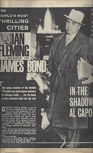 Bild des Verkufers fr CHICAGO - IN THE SHADOW OF AL CAPONE" in UK WEEKEND weekly newspaper insert magazine - December 4, 1963 - VERY RARE zum Verkauf von Far North Collectible Books