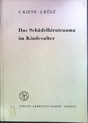 Imagen del vendedor de Das Schdelhirntrauma im Kindesalter : Klinische und elektroenzephalographische Aspekte. a la venta por books4less (Versandantiquariat Petra Gros GmbH & Co. KG)