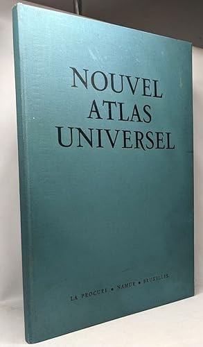 Nouvel Atlas Universel - en impression relief d'après le système Wenshow avec index alphabétique