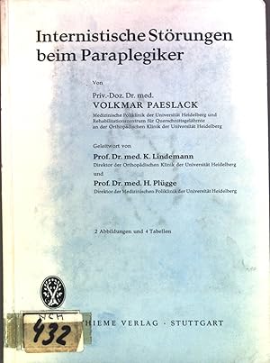 Bild des Verkufers fr Internistische Strungen beim Paraplegiker. zum Verkauf von books4less (Versandantiquariat Petra Gros GmbH & Co. KG)