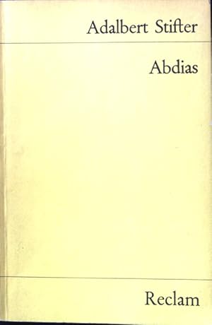 Imagen del vendedor de Abdias : Erzhlung. Universal-Bibliothek ; Nr. 3913 a la venta por books4less (Versandantiquariat Petra Gros GmbH & Co. KG)