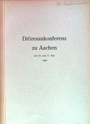 Image du vendeur pour Eucharistie und Priester. - in: Protokoll der Dizesankonferenz am 16. und 17. Mai 1960 zu Aachen. mis en vente par books4less (Versandantiquariat Petra Gros GmbH & Co. KG)