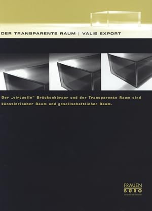 Imagen del vendedor de Der transparente Raum (Ausstellungskatalog). a la venta por Georg Fritsch Antiquariat