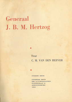 Generaal J.B.M. Hertzog